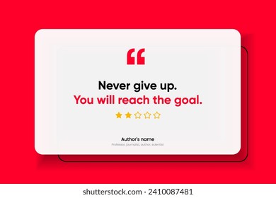 3D bubble testimonial banner, quote, infographic. Social media post template designs for quotes. Empty speech bubbles, quote bubbles and text box. Vector Illustration EPS10.