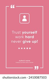 3D bubble testimonial banner, quote, infographic. Social media post template designs for quotes. Empty speech bubbles, quote bubbles and text box. Vector Illustration EPS10.