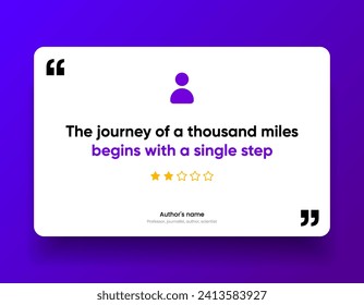 3D bubble testimonial banner, quote, infographic. Social media post template designs for quotes. Empty speech bubbles, quote bubbles and text box. Vector Illustration EPS10.