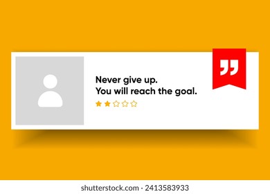 3D bubble testimonial banner, quote, infographic. Social media post template designs for quotes. Empty speech bubbles, quote bubbles and text box. Vector Illustration EPS10.