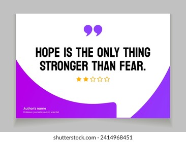 3D bubble testimonial banner, quote, infographic. Social media post template designs for quotes. Empty speech bubbles, quote bubbles and text box. Vector Illustration EPS10.