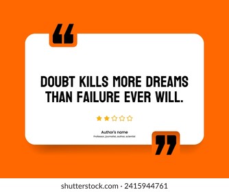 3D bubble testimonial banner, quote, infographic. Social media post template designs for quotes. Empty speech bubbles, quote bubbles and text box. Vector Illustration EPS10.