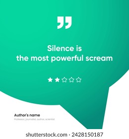 3D bubble testimonial banner, quote, infographic. Social media post template designs for quotes. Empty speech bubbles, quote bubbles and text box. Vector Illustration EPS10.