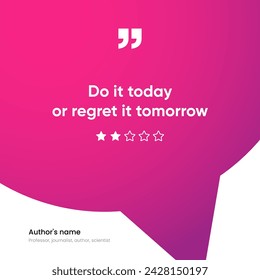 3D bubble testimonial banner, quote, infographic. Social media post template designs for quotes. Empty speech bubbles, quote bubbles and text box. Vector Illustration EPS10.