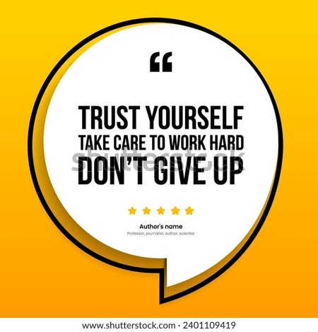 3D bubble testimonial banner, quote, infographic. Social media post template designs for quotes. Empty speech bubbles, quote bubbles and text box.