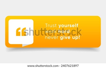 3D bubble testimonial banner, quote, infographic. Social media post template designs for quotes. Empty speech bubbles, quote bubbles and text box. Vector Illustration EPS10.