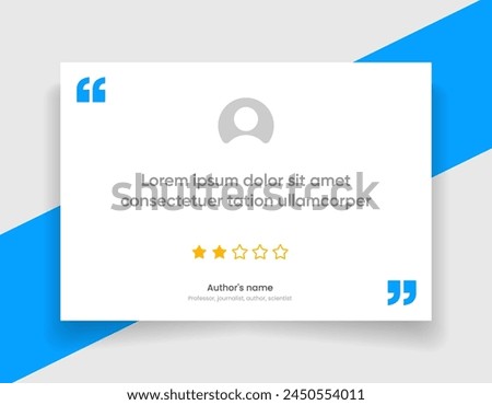 3D bubble testimonial banner, quote, infographic. Social media post template designs for quotes. Empty speech bubbles, quote bubbles and text box. Vector Illustration EPS10.