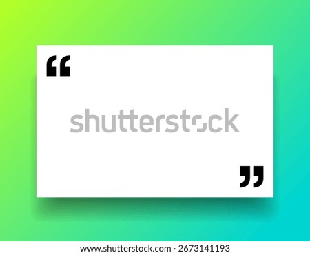 3D bubble testimonial banner, quote, infographic. Social media post template designs for quotes. Empty speech bubbles, quote bubbles and text box. Vector Illustration EPS10.