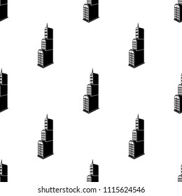 3d building of the hotel icon. Element of 3d building icon for mobile concept and web apps. Pattern repeat seamless 3d building of the hotel icon. icon can be used for web on white background