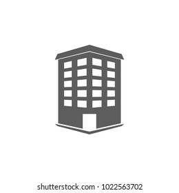 3d building icon. Element of buildings for mobile concept and web apps. Icon for website design and development, app development. Premium icon on white background