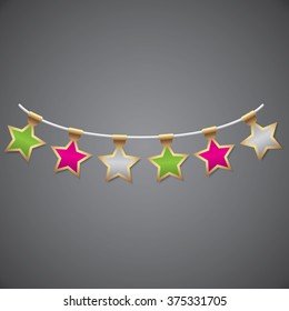 3d Bunting illustration