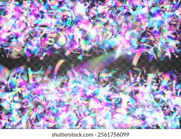 3d Burst. Festive Glitter. Purple Retro Effect. Isolated Paper. Disco Ribbon. Foil Pattern. Unicorn Design. Art Christmas Explosion. Pink 3d Burst