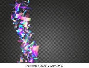 3d Burst. Purple Light Glitter. Laser Christmas Explosion. Surprise Tinsel. Foil Sparkle. Abstract Banner. Explosion Ribbon. Birthday Background. Blue 3d Burst
