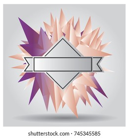 3D Bursting Effect Design Template