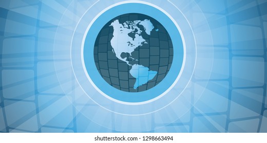 Fondo de resumen de negocios 3D - Ilustración de vectores