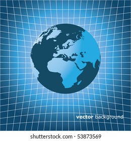 3d business abstract background - vector illustration