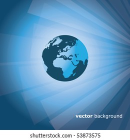 3d business abstract background - vector illustration