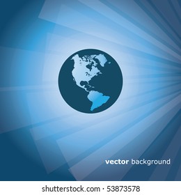 3d business abstract background - vector illustration