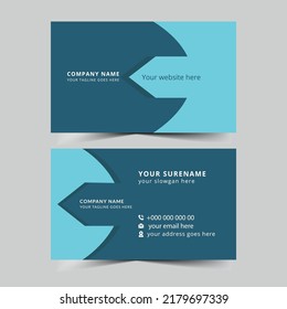 3D business card. modern business card