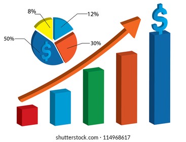 3D Business charts