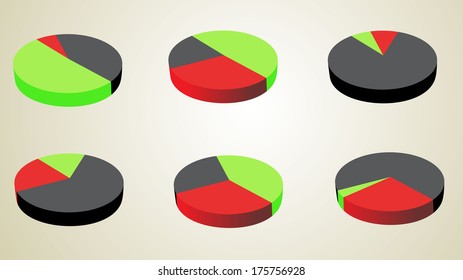3D Business charts