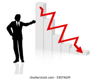 3d business graph