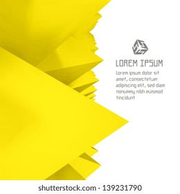 3D business illustration. Vector background.