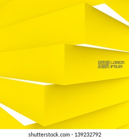 3D business illustration. Vector background.