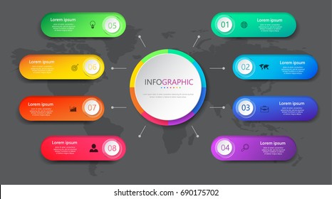 8,156 Circular Infographic 8 Images, Stock Photos & Vectors | Shutterstock