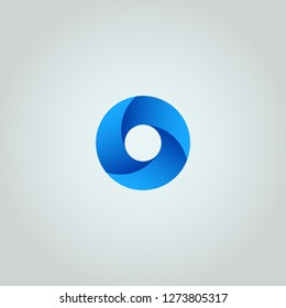3D business logo template  vector