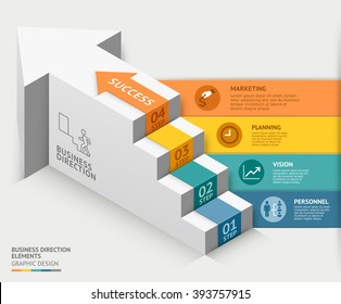 3d business staircase diagram template. Vector illustration. can be used for workflow layout, banner, number options, step up options, web design, infographics, timeline template.