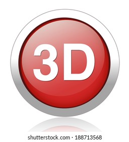 3d button or icon