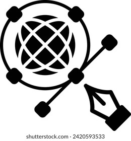 3d Cad Object Designing toolbox Kit concept,  Surface Modelling Program vector icon design, Web design and Development symbol, user interface or graphic sign, website engineering stock illustration