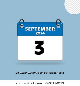 3. KALENDERDATUM DES SEPTEMBER 2024