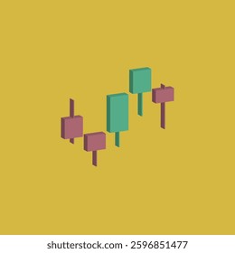 3D Candlestick Chart with Yellow Background - Powered by Shutterstock - Get 15% off with code: PIKWIZARD15