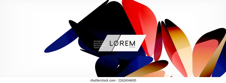 Tarjeta 3d sobre fondo de luz. Patrón triangular abstracto. Fondo geométrico vectorial futurista.