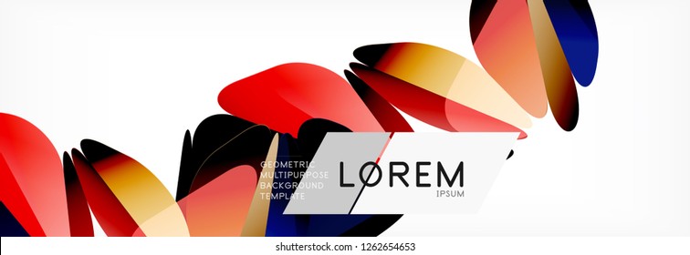 3d card on light backdrop. Abstract triangle pattern. Futuristic vector geometric background.