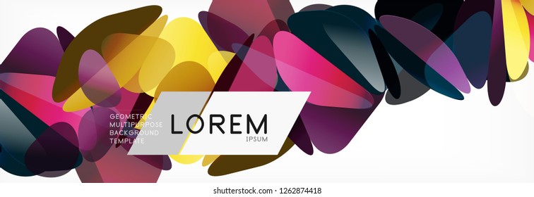 3d card on light backdrop. Abstract triangle pattern. Futuristic vector geometric background.