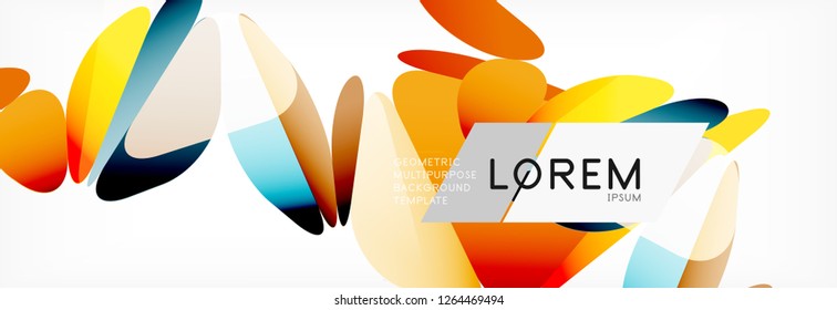 3d card on light backdrop. Abstract triangle pattern. Futuristic vector geometric background.