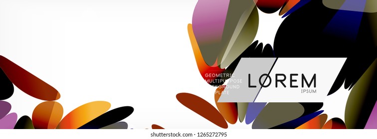 3d card on light backdrop. Abstract triangle pattern. Futuristic vector geometric background.