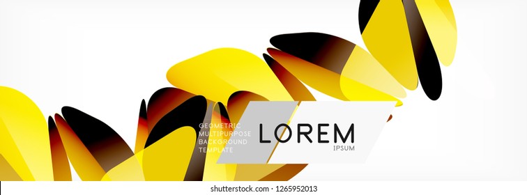 3d card on light backdrop. Abstract triangle pattern. Futuristic vector geometric background.