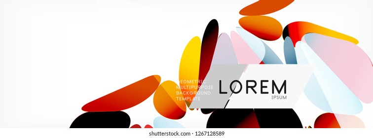 3d card on light backdrop. Abstract triangle pattern. Futuristic vector geometric background.