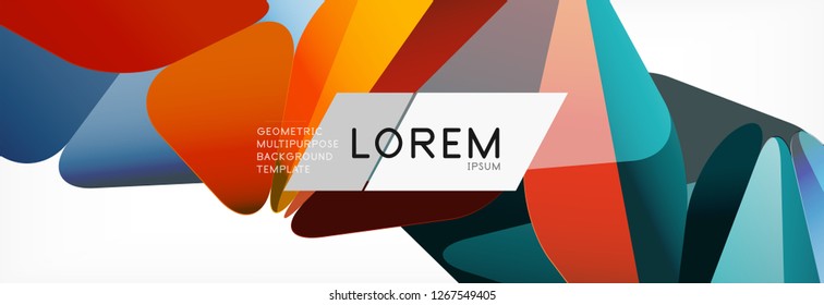 3d card on light backdrop. Abstract triangle pattern. Futuristic vector geometric background.