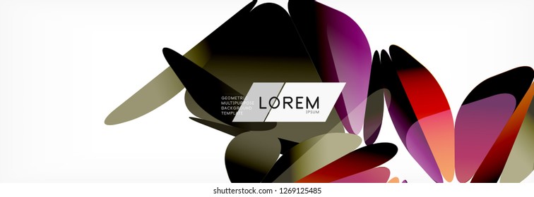3D-Karte auf hellem Hintergrund. Abstraktes Dreiecksmuster. Futuristische, geometrische Vektorhintergründe.