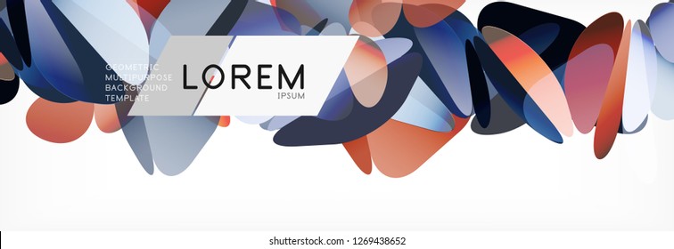 3d card on light backdrop. Abstract triangle pattern. Futuristic vector geometric background.