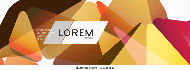 3D-Karte auf hellem Hintergrund. Abstraktes Dreiecksmuster. Futuristische, geometrische Vektorhintergründe.