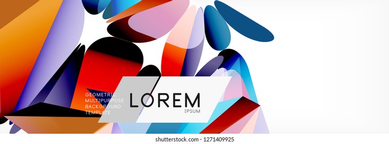 Tarjeta 3d sobre fondo de luz. Patrón triangular abstracto. Fondo geométrico vectorial futurista.