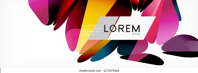 3d card on light backdrop. Abstract triangle pattern. Futuristic vector geometric background.
