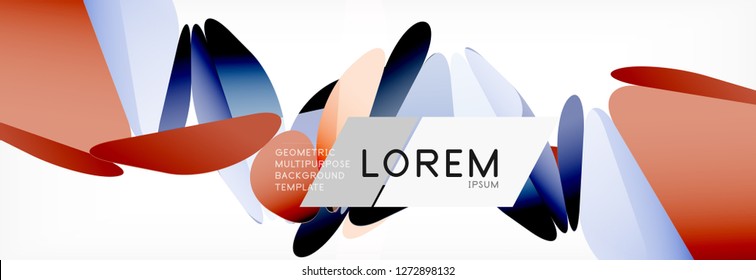 3d card on light backdrop. Abstract triangle pattern. Futuristic vector geometric background.