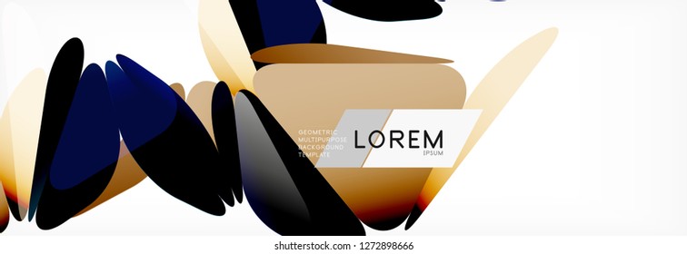 3d card on light backdrop. Abstract triangle pattern. Futuristic vector geometric background.